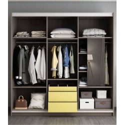 Tủ quần áo cửa trượt Bắc Âu