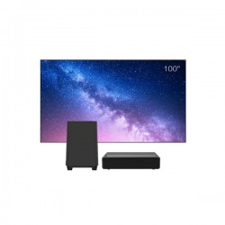 Máy chiếu laser FengMi 4K 1700 Ansilumen + Màn chiếu quang học 100 inch + Tặng Loa siêu trầm FengMi