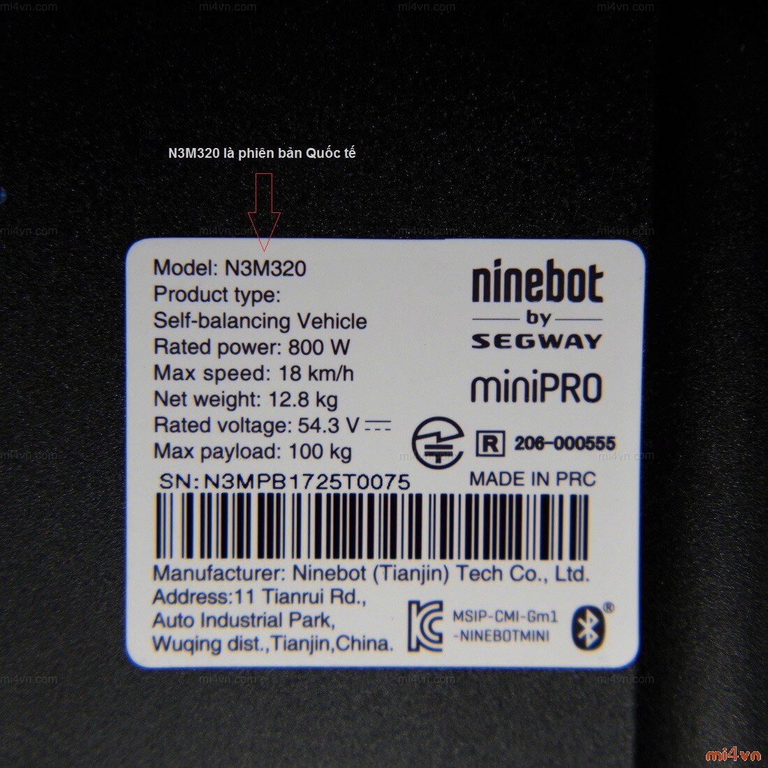 Xe cân bằng Ninebot mini PRO (Bản Quốc tế)